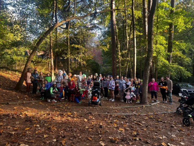 Another fun Halloween neighborhood gathering at SE Trust's Briarcliff Heights Nature Perserve in DeKalb County, Ga.! This site is part of SE Trust's pocket park program. Conservation. Recreation. Community.